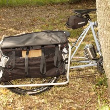 Xtracycle X2 Freeloader Bag shown open